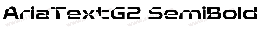 AriaTextG2 SemiBold字体转换